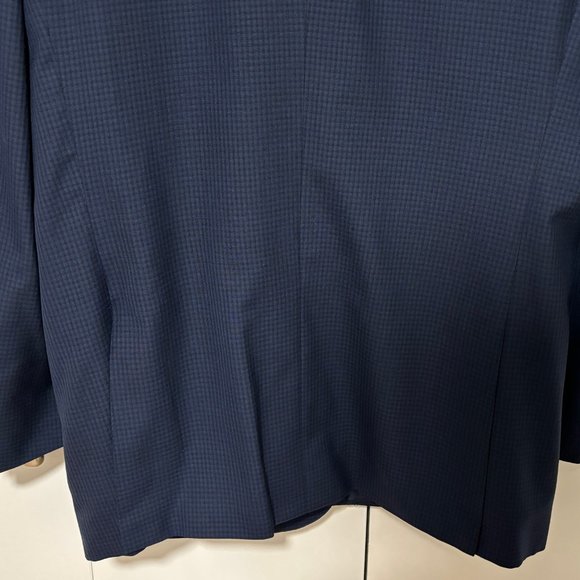 Canali Bue Checked Wool Sport Coat/ Blazer 44/46 Made in Italy - Picture 8 of 12